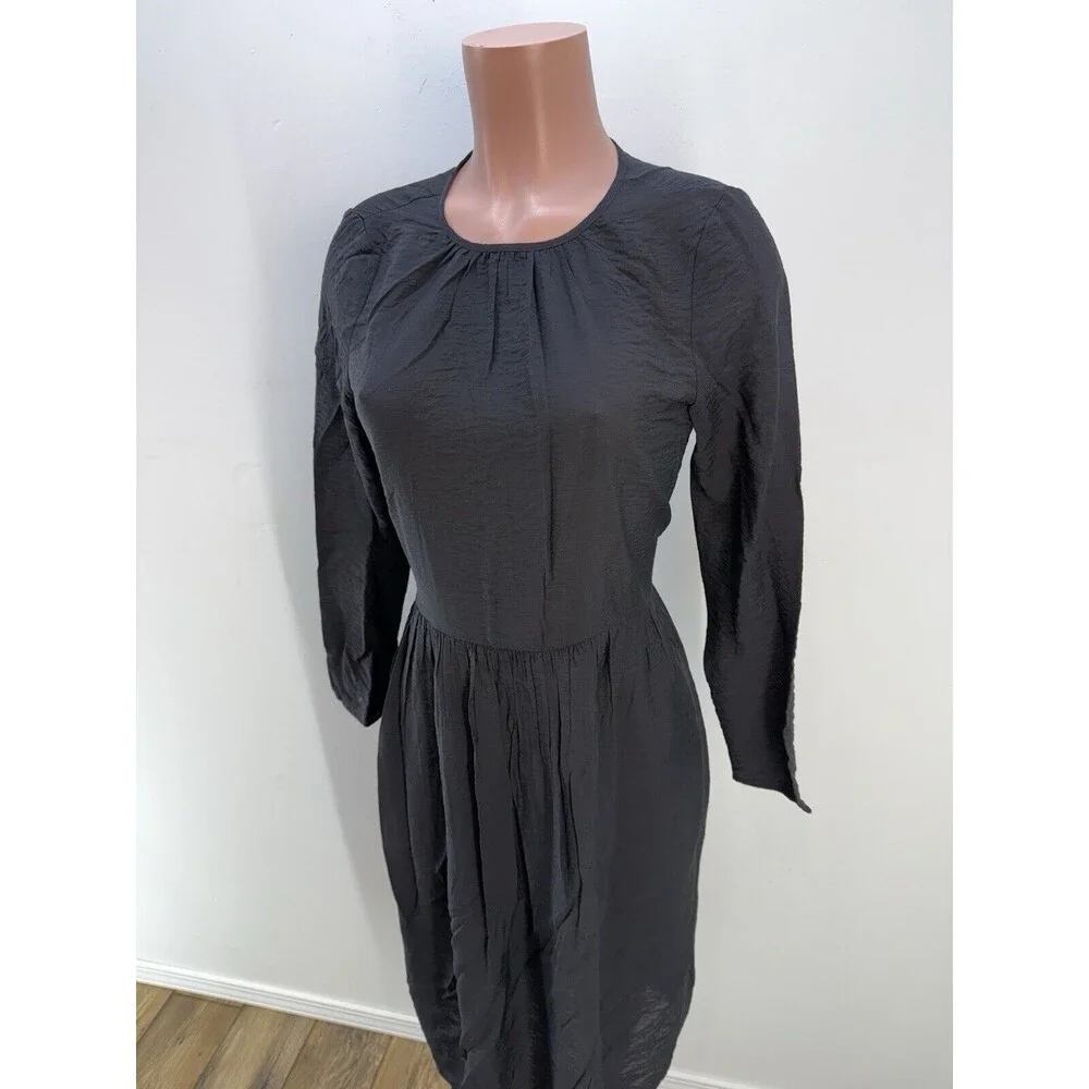 NEW H&M Black Dress Size X Small (0-2) - Picture 1 of 15